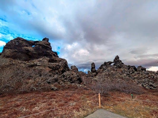 Lava field of Dimmuborgir