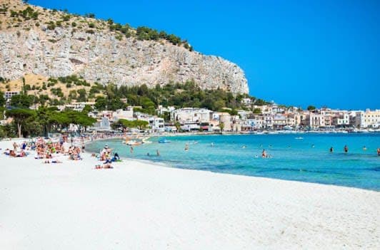 Beach of Mondello