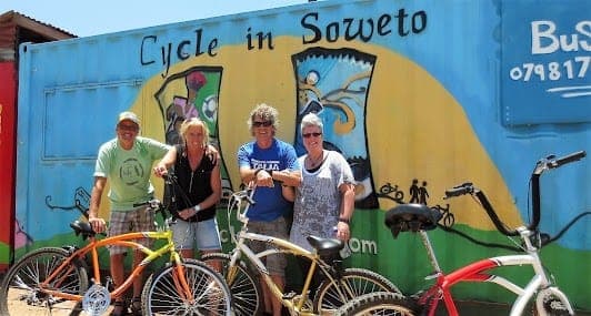 Cycle in Soweto
