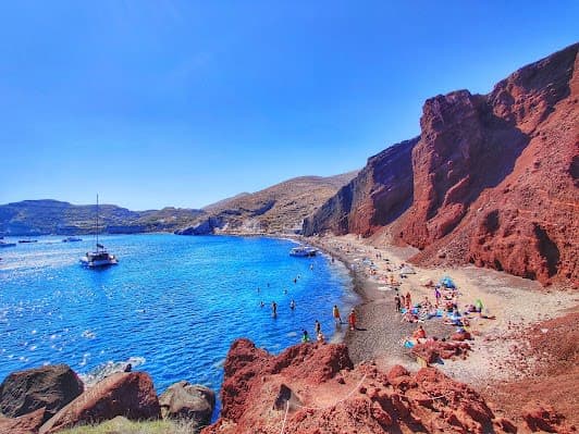 Red beach