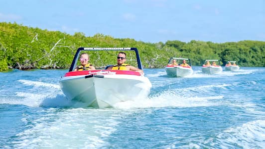 Jungle Tour Adventure Cancun: Speedboat Tour & Snorkel