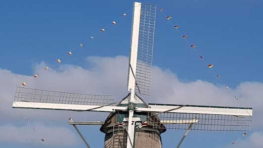 Molen Van Sloten (1990) & Kuiperij Museum - Windmill