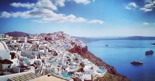 Cable car of Santorini photo 4